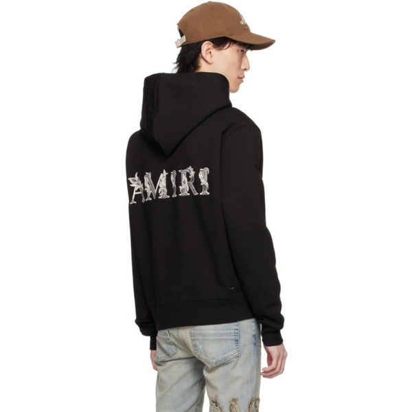  아미리 AMIRI Black MA Baroque Hoodie 241886M202028