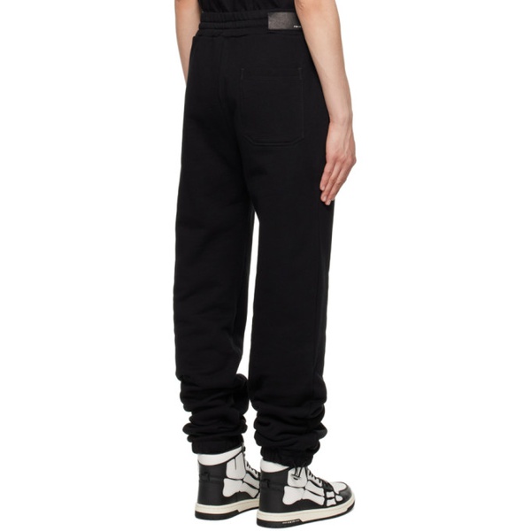  아미리 AMIRI Black Printed Lounge Pants 231886F086000