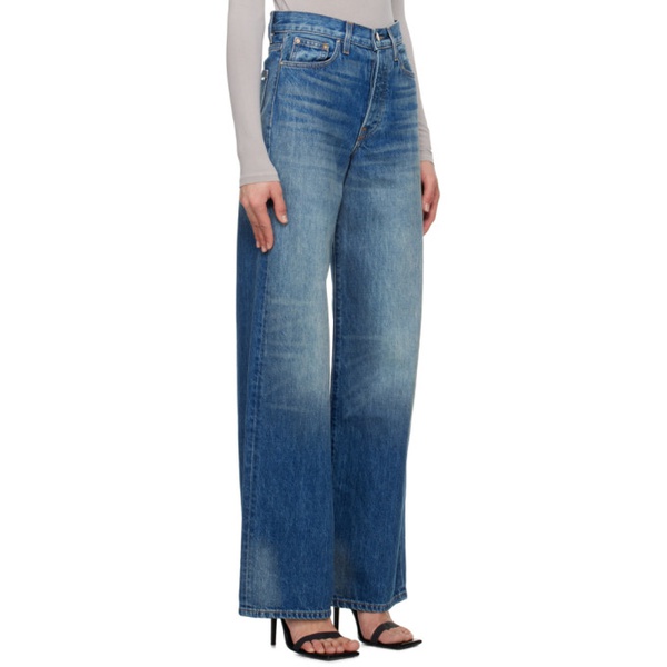  아미리 AMIRI Blue Wide-Leg Jeans 231886F069012