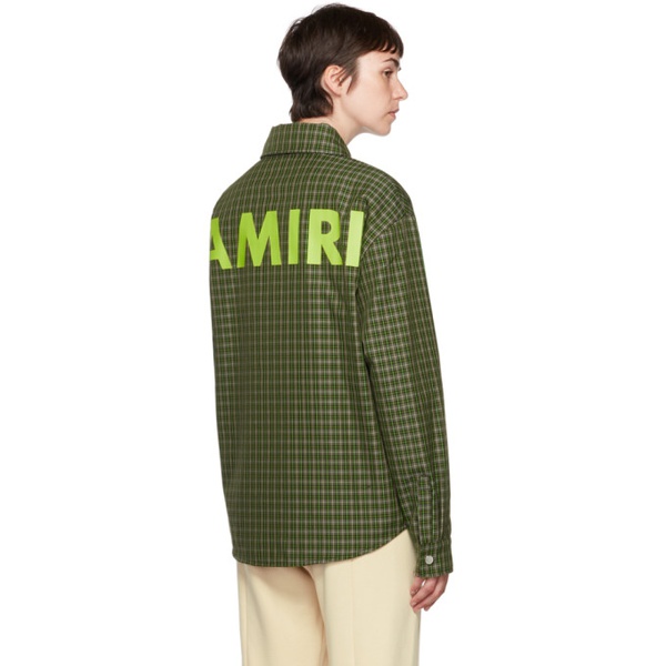  아미리 AMIRI Green Logo Jacket 222886F063000