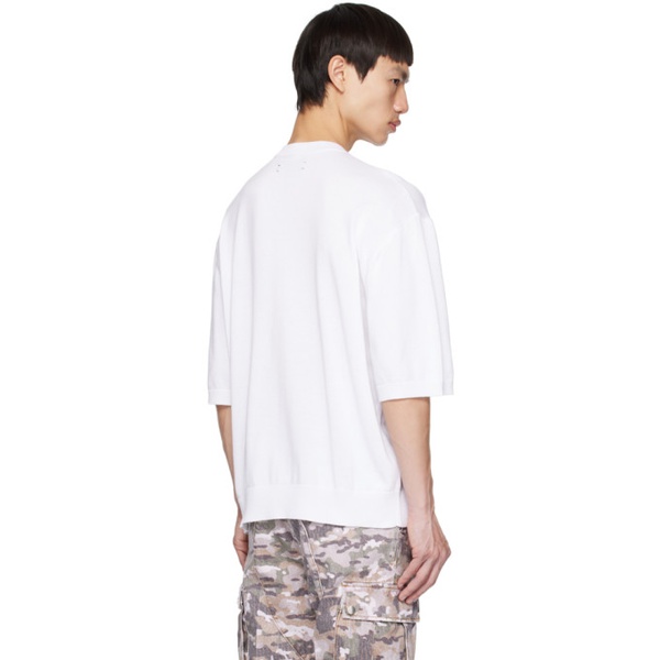  아미리 AMIRI White Floral T-Shirt 232886M213006