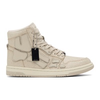 아미리 AMIRI Beige Skel Top Sneakers 232886F127005