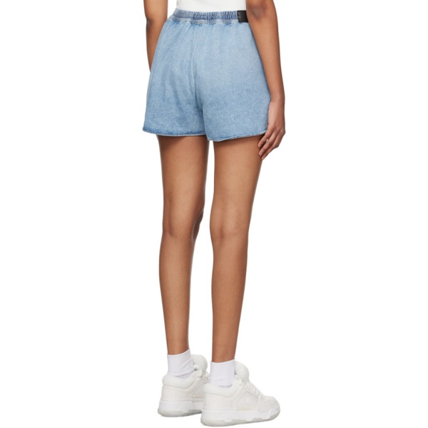  아미리 AMIRI Blue Drawstring Denim Shorts 232886F088002