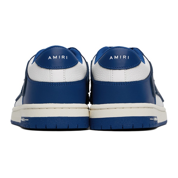  아미리 AMIRI Blue & White Skel Top Low Sneakers 242886M237005