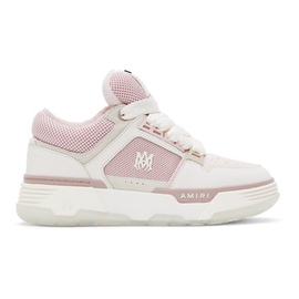 아미리 AMIRI White & Pink MA-1 Sneakers 242886F128029