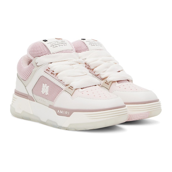  아미리 AMIRI White & Pink MA-1 Sneakers 242886F128029