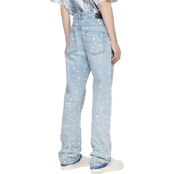  아미리 AMIRI Blue Floral Jeans 241886M186073