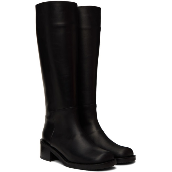  아모멘토 AMOMENTO Black Long Boots 231436F115001