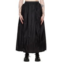 아모멘토 AMOMENTO Black Layered Maxi Skirt 242436F093002