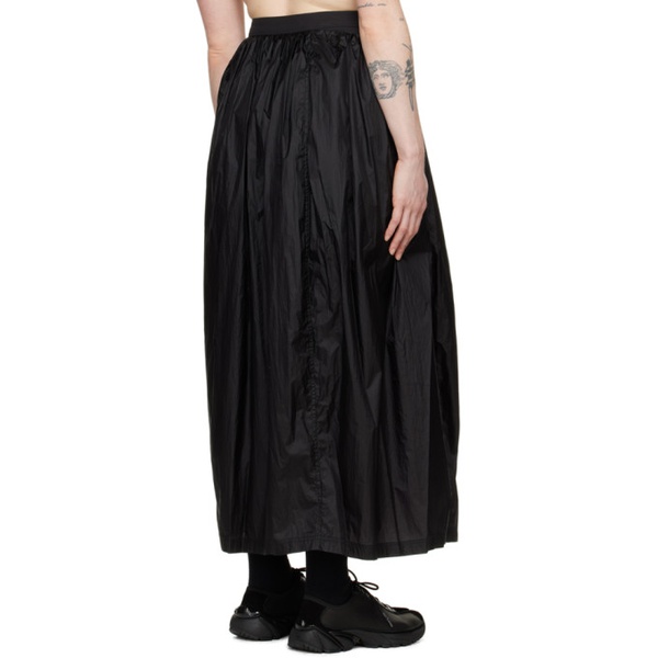  아모멘토 AMOMENTO Black Layered Maxi Skirt 242436F093002