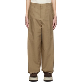 아모멘토 AMOMENTO Khaki Snap Trousers 232436M191010