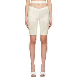 ANDRE?DAMO 오프화이트 Off-White Floating Rib Shorts 231753F088001