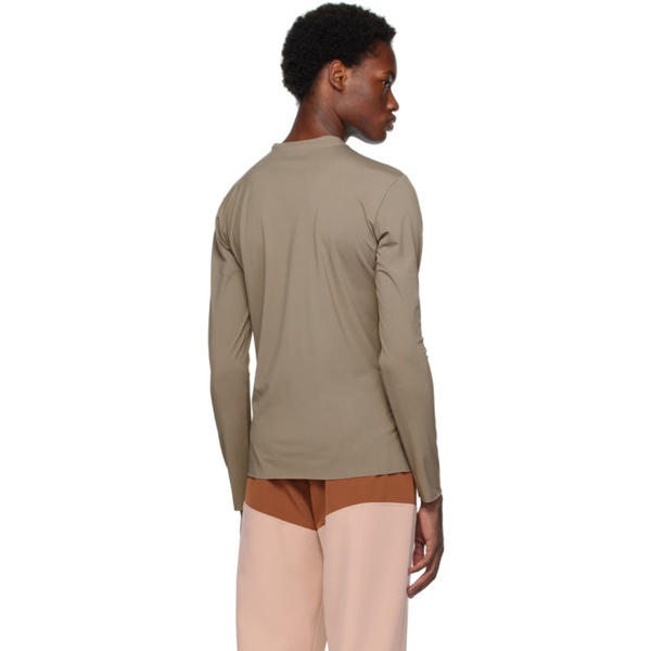  ANDREJ GRONAU SSENSE Exclusive Gray Long Sleeve T-Shirt 232112M213000