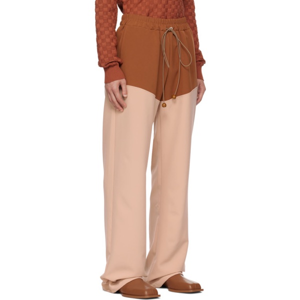 ANDREJ GRONAU SSENSE Exclusive Brown Trousers 231112M191000