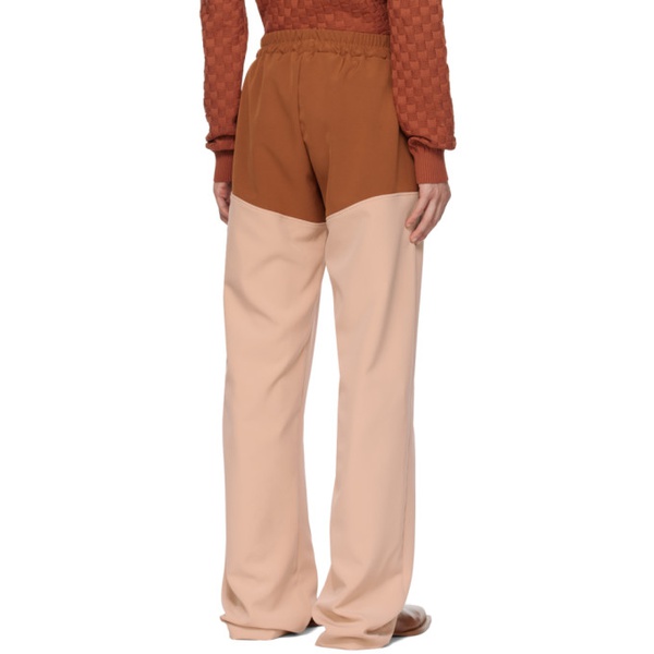  ANDREJ GRONAU SSENSE Exclusive Brown Trousers 231112M191000