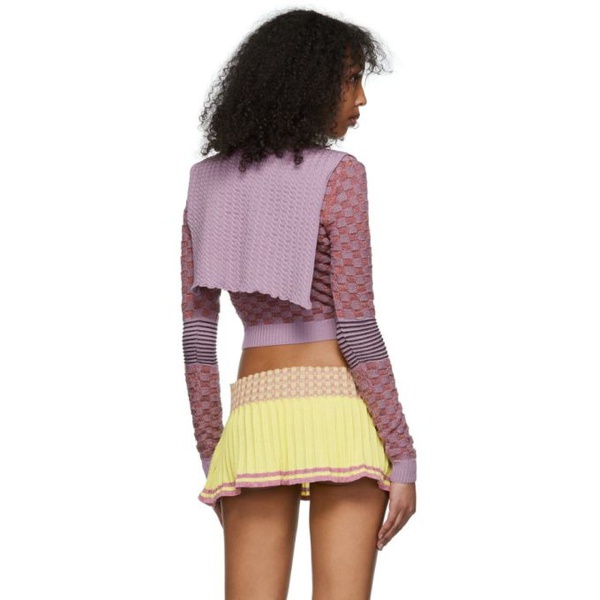  ANDREJ GRONAU SSENSE Exclusive Purple Sweater 221112F110005