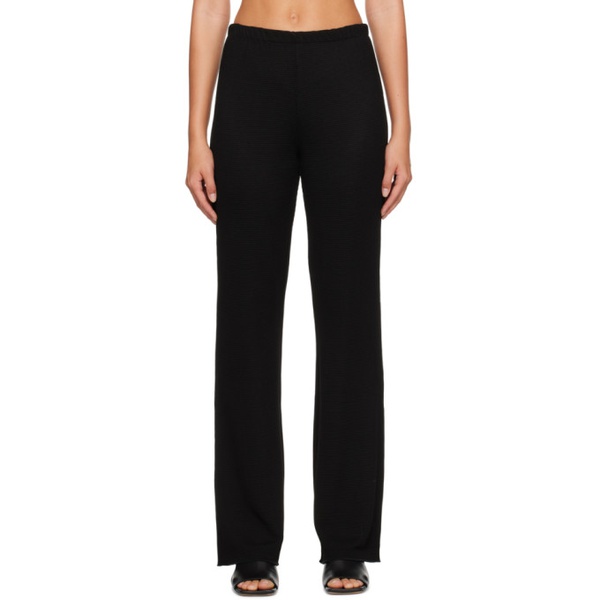  ANINE BING Black Billie Trousers 232092F086000