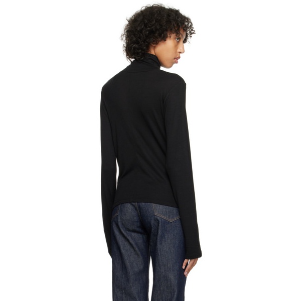  ANINE BING Black Lia Turtleneck 241092F099001