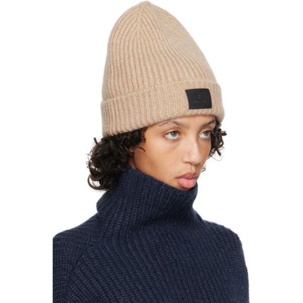  ANINE BING Tan Elia Beanie 241092F014001