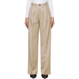 ANINE BING Taupe Carrie Trousers 241092F087009