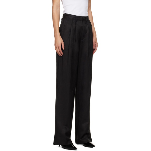  ANINE BING Black Carrie Trousers 241092F087005