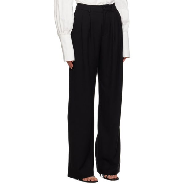 ANINE BING Black Carrie Trousers 241092F087004