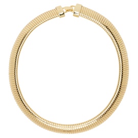 ANINE BING Gold Coil Chain Necklace 242092F023001