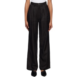 ANINE BING Black Carrie Trousers 232092F087007