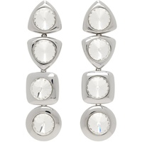AREA Silver Crystal Drop Earrings 241372F022002