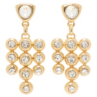 AREA Gold Crystal Chandelier Earrings 241372F022005