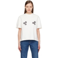 AREA White Flower T-Shirt 241372F110009