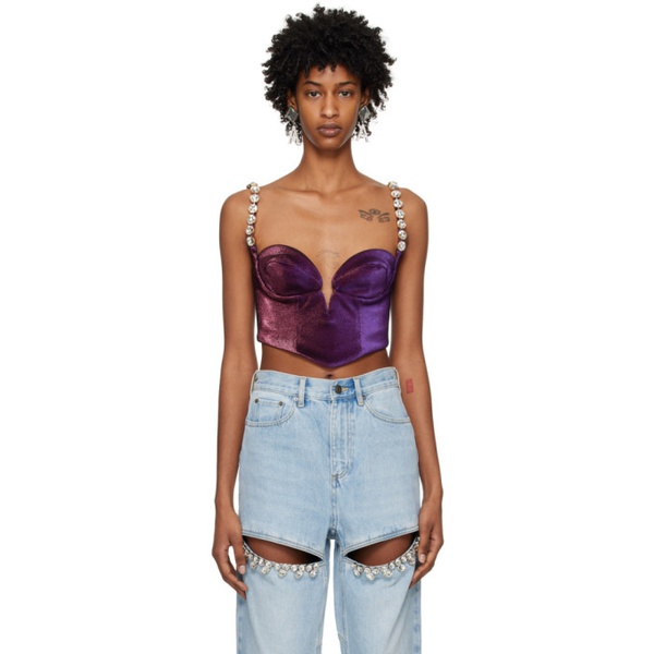  AREA Purple Mussel Camisole 231372F111009