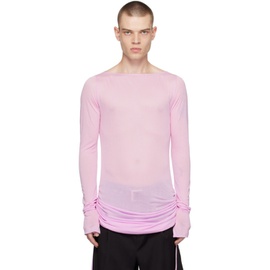 아르투로 오베게로 ARTURO OBEGERO SSENSE Exclusive Pink Long Sleeve T-Shirt 231990M213002