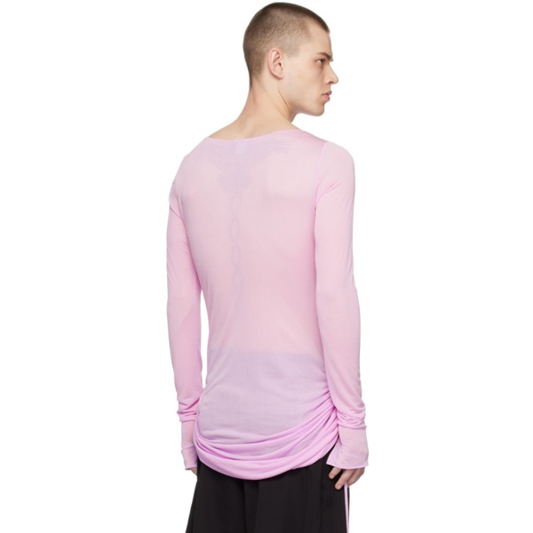  아르투로 오베게로 ARTURO OBEGERO SSENSE Exclusive Pink Long Sleeve T-Shirt 231990M213002