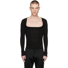 아르투로 오베게로 ARTURO OBEGERO SSENSE Exclusive Black Querelle Long Sleeve T-shirt 231990M213000