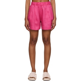 ASCENO Pink Zurich Shorts 231283F088008