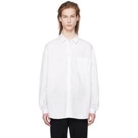 ATON White Button Shirt 241142M191027