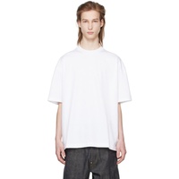 ATON White Oversized T-Shirt 241142M192052