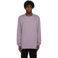 ATTACHMENT Purple Double-Face Long Sleeve T-Shirt 232705M213003