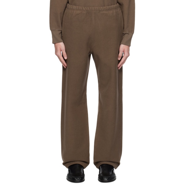  오라리 AURALEE Brown Super Milled Sweatpants 241484M190001