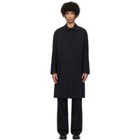 오라리 AURALEE Black Soutien Collar Coat 241484M176003