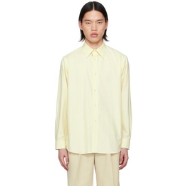 오라리 AURALEE Yellow Finx Shirt 242484M192008