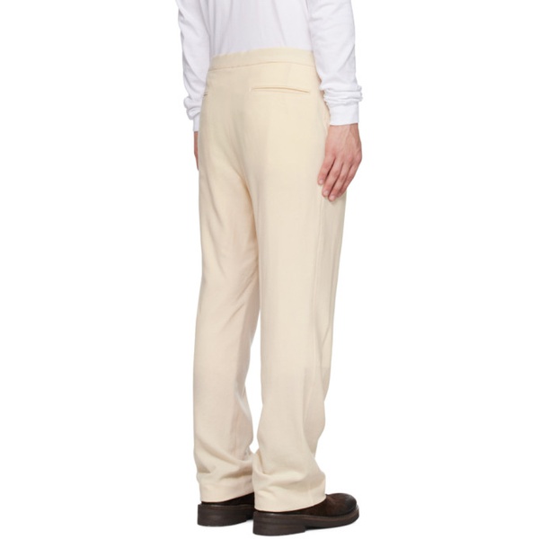  오라리 AURALEE 오프화이트 Off-White Viyella Easy Trousers 232484M191007