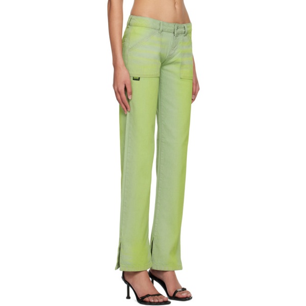  아바바브 AVAVAV SSENSE Exclusive Green Jeans 231094F069005