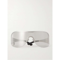아크네 스튜디오 ACNE STUDIOS Auggi D-Frame Stainless Steel Wrap-Around Sunglasses 1647597330346446