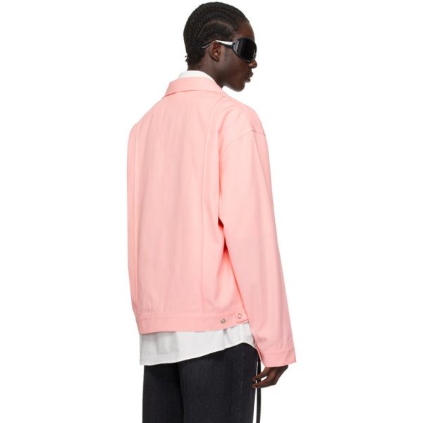 아크네스튜디오 아크네 스튜디오 Acne Studios Pink Flap Pocket Jacket 241129M180006