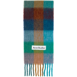 아크네 스튜디오 Acne Studios Multicolor Checked Scarf 241129M150005