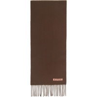 아크네 스튜디오 Acne Studios Brown Fringe Scarf 241129M150033