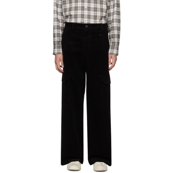 아크네스튜디오 아크네 스튜디오 Acne Studios Black Cargo Trousers 241129M191002