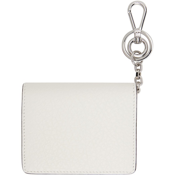 아크네스튜디오 아크네 스튜디오 Acne Studios White Folded Leather Wallet 241129M164028